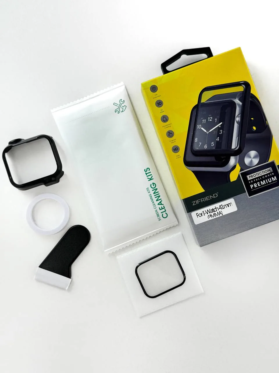 Захисне скло з трафаретом для поклейки Zifriend PMMA Tempered Glass with Applicator для Apple Watch 38 mm - Зображення 7