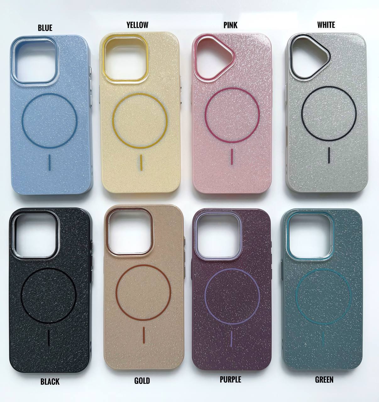 Чохол з блискітками Gleaming MagSafe case для iPhone 16 - Зображення 2