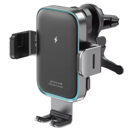 Автомобільний тримач з бездротовою зарядкою Proove Triple Clamp Pro 15W