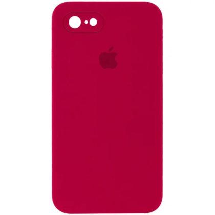 Чохол з квадратними бортиками Silicone case Square side iPhone iPhone 7 8 SE 2020