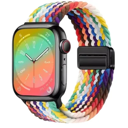 Ремінець нейлоновий Braided Nylon Magnetic Band Gradient для Apple Watch 38 | 40 | 41 mm + (42 mm 10 series)