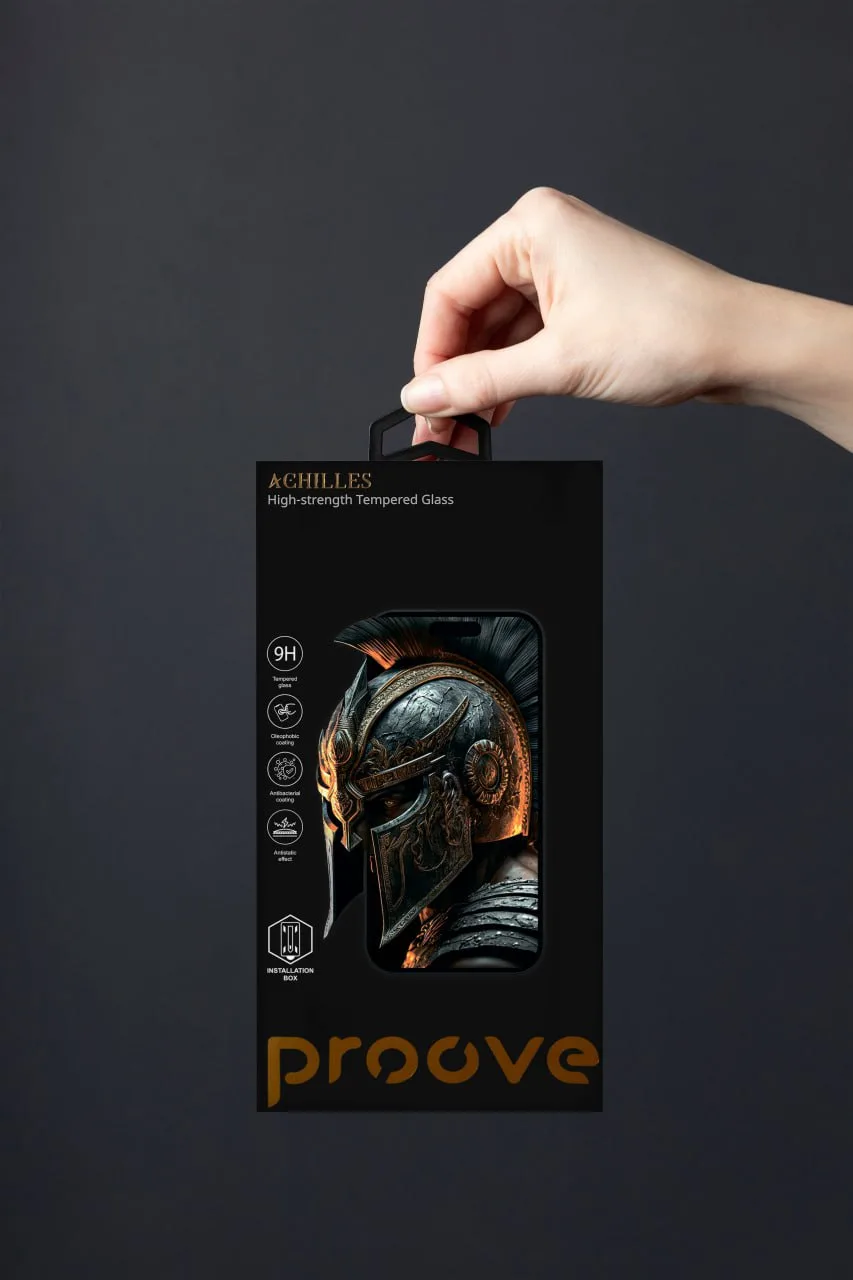 Захисне скло з монтажною рамкою Proove Achilles Installation Box для iPhone 15 Pro Max - Зображення 2