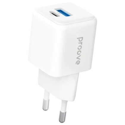 МЗП Proove Pocket GaN Plus 25W (Type-C + USB) white