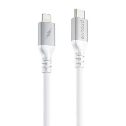 Кабель Proove ReGen Silicone Type-C to Lightning 27W (1m) white