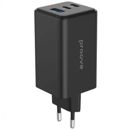 Мережевий зарядний пристрій Proove Pocket GaN Max 100W | 2 Type-C + USB | PD3.0 / QC4+ | Ноутбук / Смартфон / Планшет