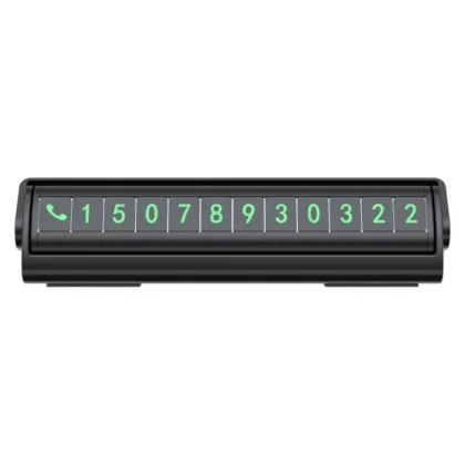 Паркувальна Карта Proove Twins Parking Number Plate black