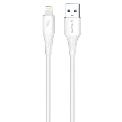 Кабель Proove GridLine USB to Lightning 2.4A (1m) white