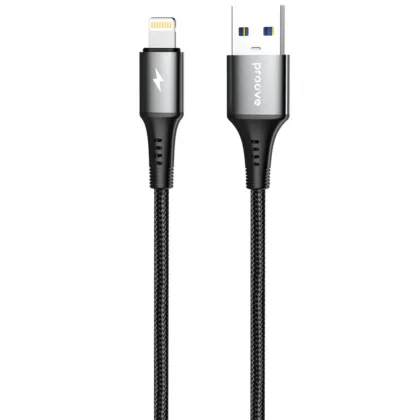 Кабель Proove WireX USB to Lightning 2.4A (1m) black