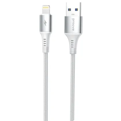Кабель Proove WireX USB to Lightning 2.4A (1m) white