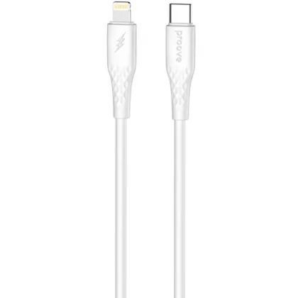 Кабель Proove GridLine Type-C to Lightning 27W (1m) white