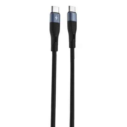 Кабель Proove Light Silicone Type-C to Type-C 60W (1m) black