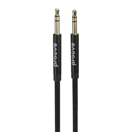 Кабель AUX Proove Weft (1m) black