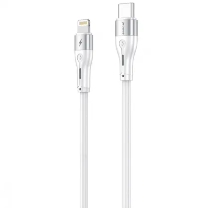 Кабель Proove Soft Silicone Type-C to Lightning 27W (2m) white
