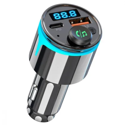 Автомобільний зарядний пристрій Proove FM Launcher Nexus 30W (PD+QC3.0) Type-C+USB black