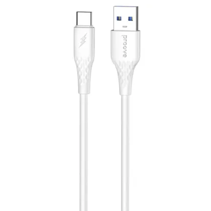 Кабель Proove GridLine USB to Type-C 3A (1m) white
