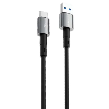 Кабель Proove Silicraft USB to Type-C 3A (1m) black