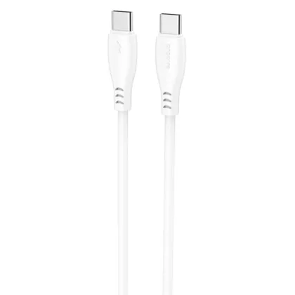 Кабель Proove Simple Silicone Type-C to Type-C 60W (2m) white