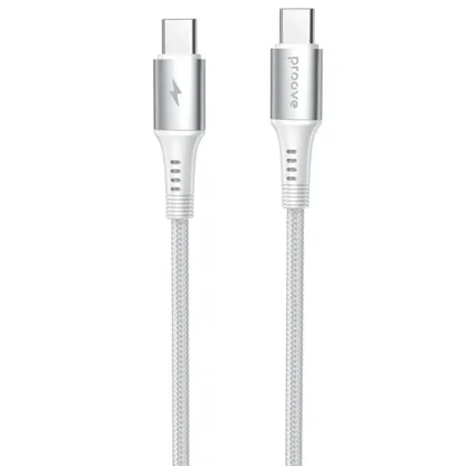 Кабель Proove WireX Type-C to Type-C 60W (1m) white