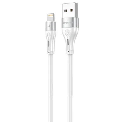 Кабель Proove Soft Silicone USB to Lightning 2.4A (2m) white