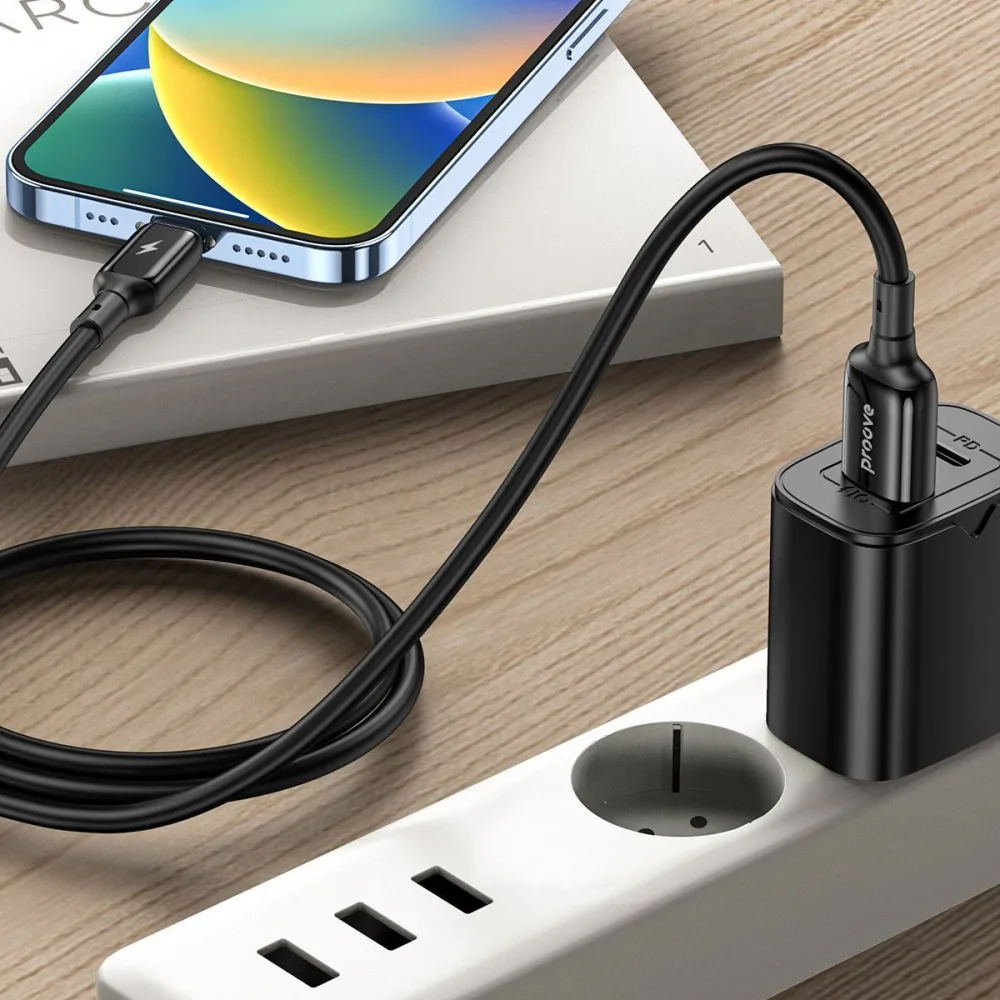 Кабель Proove Flex Metal USB to Type-C 2.4A (1m) white - Зображення 3