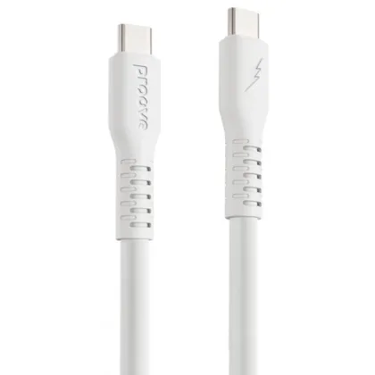 Кабель Proove Eternal Type-C to Type-C 60W (1m) white