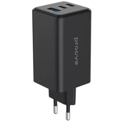 Мережевий зарядний пристрій Proove Pocket GaN Max 100W | 2 Type-C + USB | PD3.0 / QC4+ | Ноутбук / Смартфон / Планшет