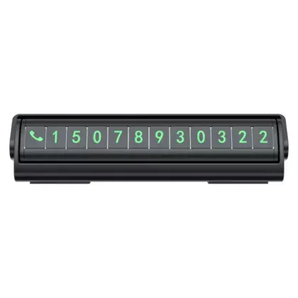 Паркувальна Карта Proove Twins Parking Number Plate black