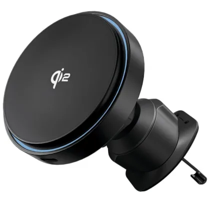 Автомобільний тримач з бездротовою зарядкою Proove Light Circle Qi2 15W black