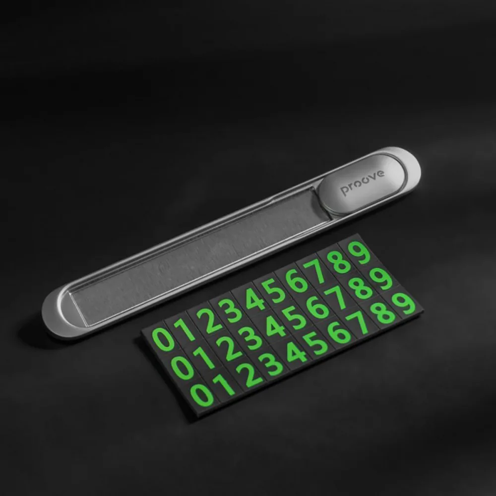 Паркувальна Карта Proove Parking Number Plate Metal Lock dark gray - Зображення 4