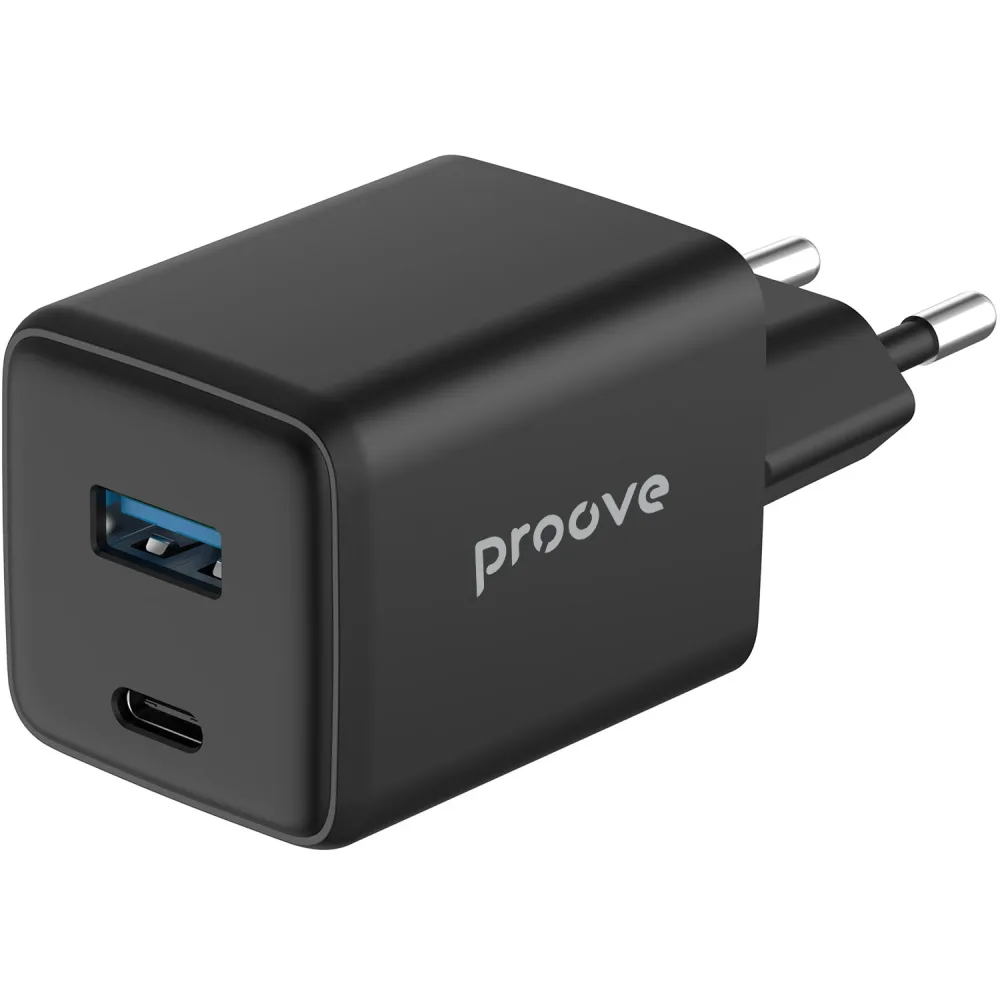 МЗП Proove Pocket GaN Plus 25W (Type-C + USB) black - Зображення 5