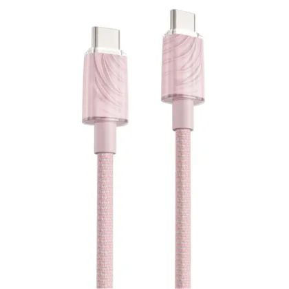 Кабель Proove Spectral Type-C to Type-C 60W (1m) pink