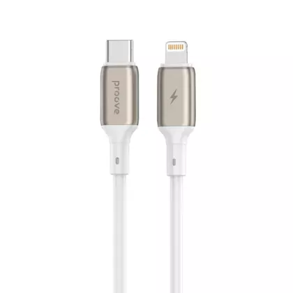Кабель Proove Flex Metal Type-C to Lightning 27W (1m) white