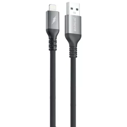 Кабель Proove ReGen Silicone USB to Lightning 2.4A (1m) black