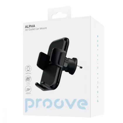 Автомобільний тримач Proove Alpha Air Outlet Car Mount black
