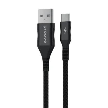 Кабель Proove Braided Scout USB to Micro USB 2.4A (1m) black