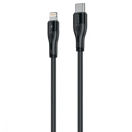Кабель Proove Soft Silicone Type-C to Lightning 27W (2m) black
