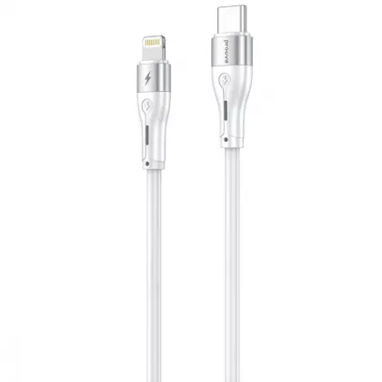 Кабель Proove Soft Silicone Type-C to Lightning 27W (2m) white