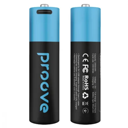 Акумуляторні батарейки Proove Compact Energy AA 2 pcs black