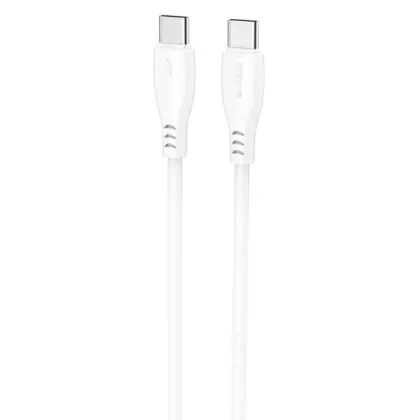 Кабель Proove Simple Silicone Type-C to Type-C 60W (1m) white