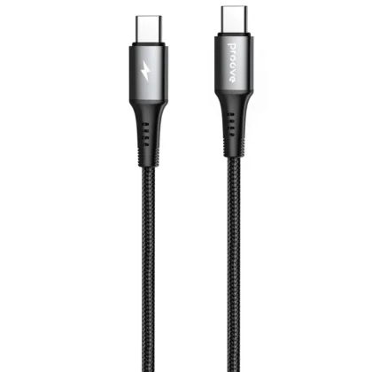 Кабель Proove WireX Type-C to Type-C 60W (1m) black