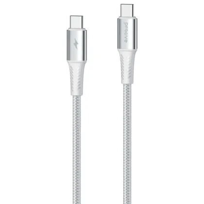 Кабель Proove WireX Pro Type-C to Type-C 100W (1.5m) white