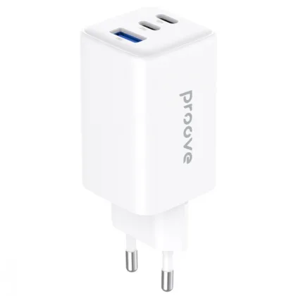 МЗП Proove Pocket GaN 65W (2Type-C + USB) white