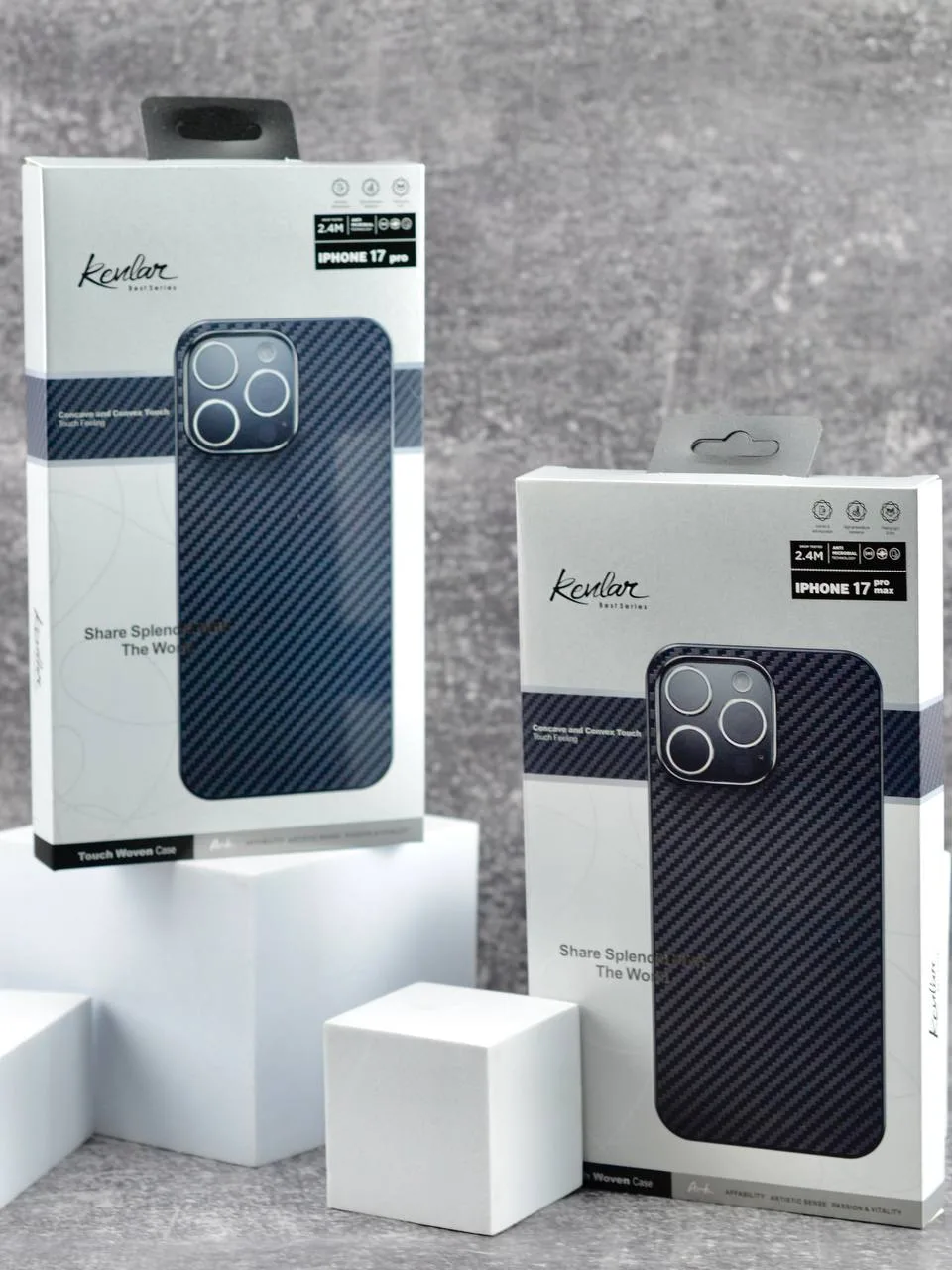 Чохол карбоновий Kevlar Case MagSafe для iPhone 17 Pro - Зображення 2