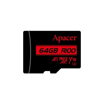 Карта пам’яті microSDXC (UHS-1) Apacer 64Gb class 10 V10 A1 R100MB/s