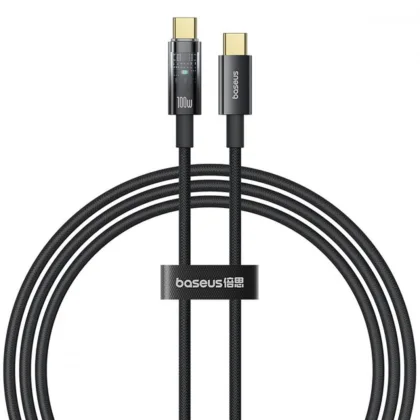 Кабель Baseus Explorer Series Auto Power-Off Type-C to Type-C 100W (2m) black
