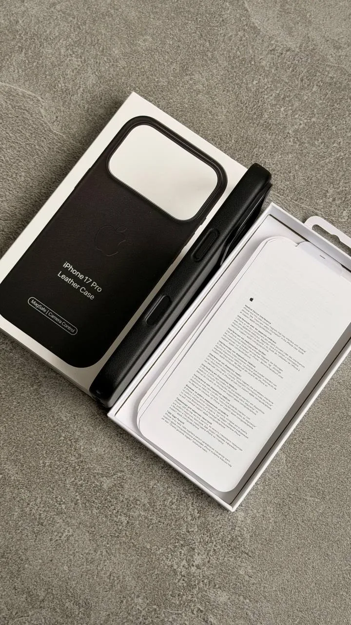 Чохол шкіряний Leather case with MagSafe for iPhone 17 Pro 1:1 - Зображення 2
