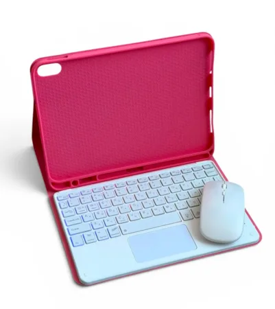 Чохол-клавіатура з підсвіткою та тачпадом + мишка для планшета iPad 11″ 2025 (A16) | 10.9″ 10 gen. 2022